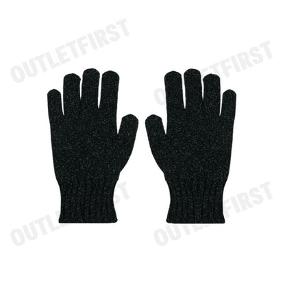ARMANI EXCHANGE รุ่น LUREX YARN GLOVES CODE: 944617 4F305 00020 ถุงมือ ถุงมือสีดำ สำหรับผู้ชายผู้หญิง