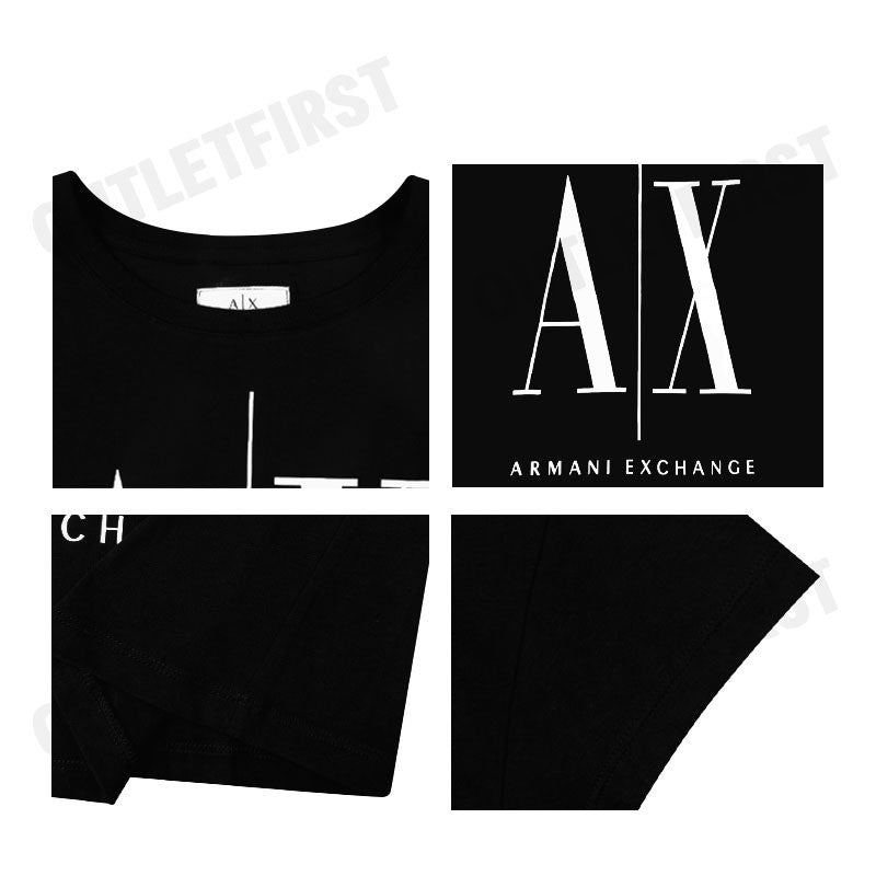 ARMANI EXCHANGE รุ่น RELAXED FIT ICON PROJECT T-SHIRT CODE: 8NYTCX YJG3Z 1200 เสื้อยืด เสื้อคอกลม แขนสั้น