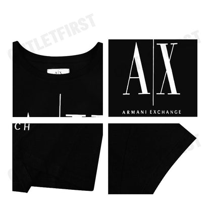 ARMANI EXCHANGE รุ่น RELAXED FIT ICON PROJECT T-SHIRT CODE: 8NYTCX YJG3Z 1200 เสื้อยืด เสื้อคอกลม แขนสั้น