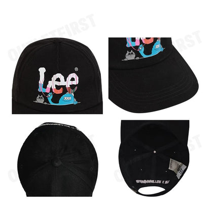 LEE รุ่น UNISEX CAP LEE x MILLIONSMONSTER COLLECTION CODE: LE F324UHATN34 หมวกแก๊ป หมวกเบสบอล หมวกผู้ชายผู้หญิง