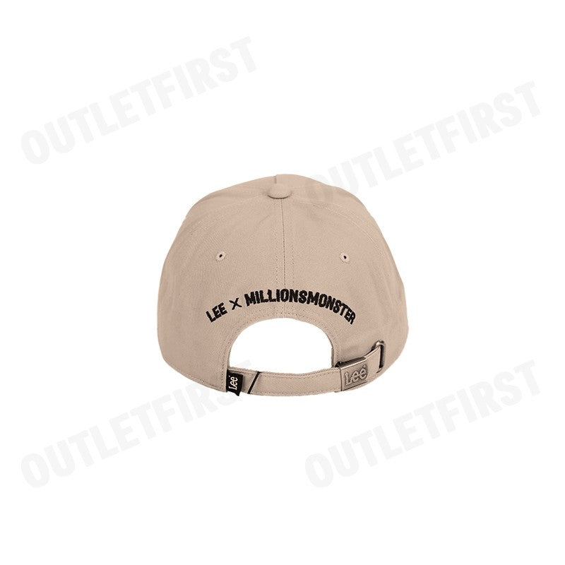 LEE รุ่น UNISEX CAP LEE x MILLIONSMONSTER COLLECTION CODE: LE F324UHATN35 หมวกแก๊ป หมวกเบสบอล หมวกผู้ชายผู้หญิง