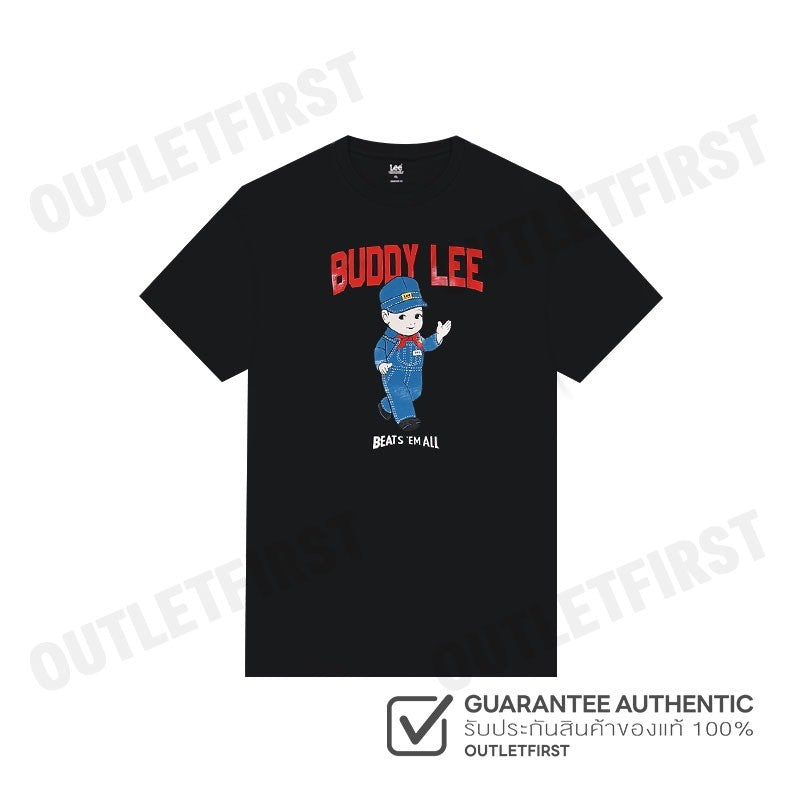 LEE รุ่น MEN'S SHORT SLEEVED T-SHIRT BUDDY LEE COMFORT FIT COLLECTION CODE: LE F124MTSSN19 เสื้อยืด เสื้อคอกลม แขนสั้น