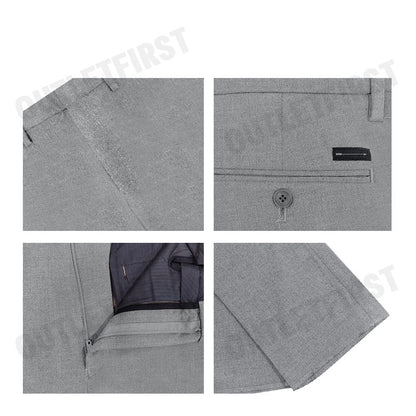 ARROW รุ่น EASY MOVE SLIM FIT (GREY) CODE: MEBS706S2BSGY กางเกงสแล็ค ขายาว ทำงาน