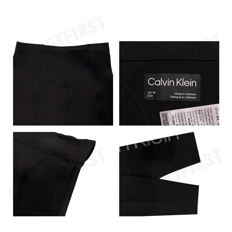 CALVIN KLEIN SPORT รุ่น LOGO GYM LEGGINGS CODE: 4WS3L601 001 กางเกงออกกำลังกาย เลคกิ้ง สำหรับผู้หญิง