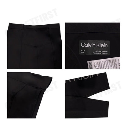 CALVIN KLEIN SPORT รุ่น LOGO GYM LEGGINGS CODE: 4WS3L601 001 กางเกงออกกำลังกาย เลคกิ้ง สำหรับผู้หญิง
