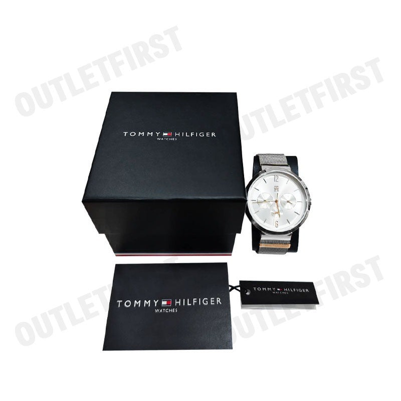TOMMY HILFIGER รุ่น CARNATION MESH STRAP WATCH CODE: TH1782537 นาฬิกาข้อมือ นาฬิกาผู้หญิง นาฬิกาทอมมี่