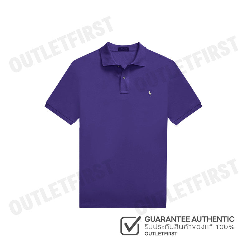 POLO RALPH LAUREN รุ่น CUSTOM SLIM FIT MESH POLO SHIRT CODE: 710680784397 เสื้อโปโล เสื้อผู้ชาย เสื้อแขนสั้น