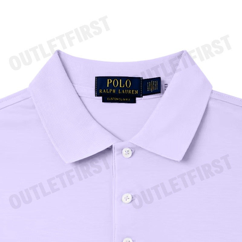 POLO RALPH LAUREN รุ่น CUSTOM SLIM FIT SOFT COTTON POLO SHIRT CODE: 710704319133 เสื้อโปโล เสื้อผู้ชาย เสื้อแขนสั้น