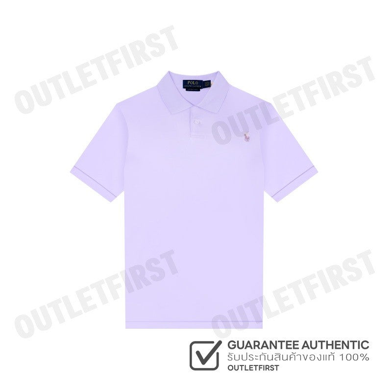 POLO RALPH LAUREN รุ่น CUSTOM SLIM FIT SOFT COTTON POLO SHIRT CODE: 710704319133 เสื้อโปโล เสื้อผู้ชาย เสื้อแขนสั้น