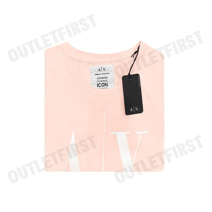 ARMANI EXCHANGE รุ่น RELAXED FIT ICON PROJECT T-SHIRT CODE: 8NYTCX YJG3Z 7415 เสื้อยืดคอกลม เสื้อยืดผู้หญิง เสื้อยืด