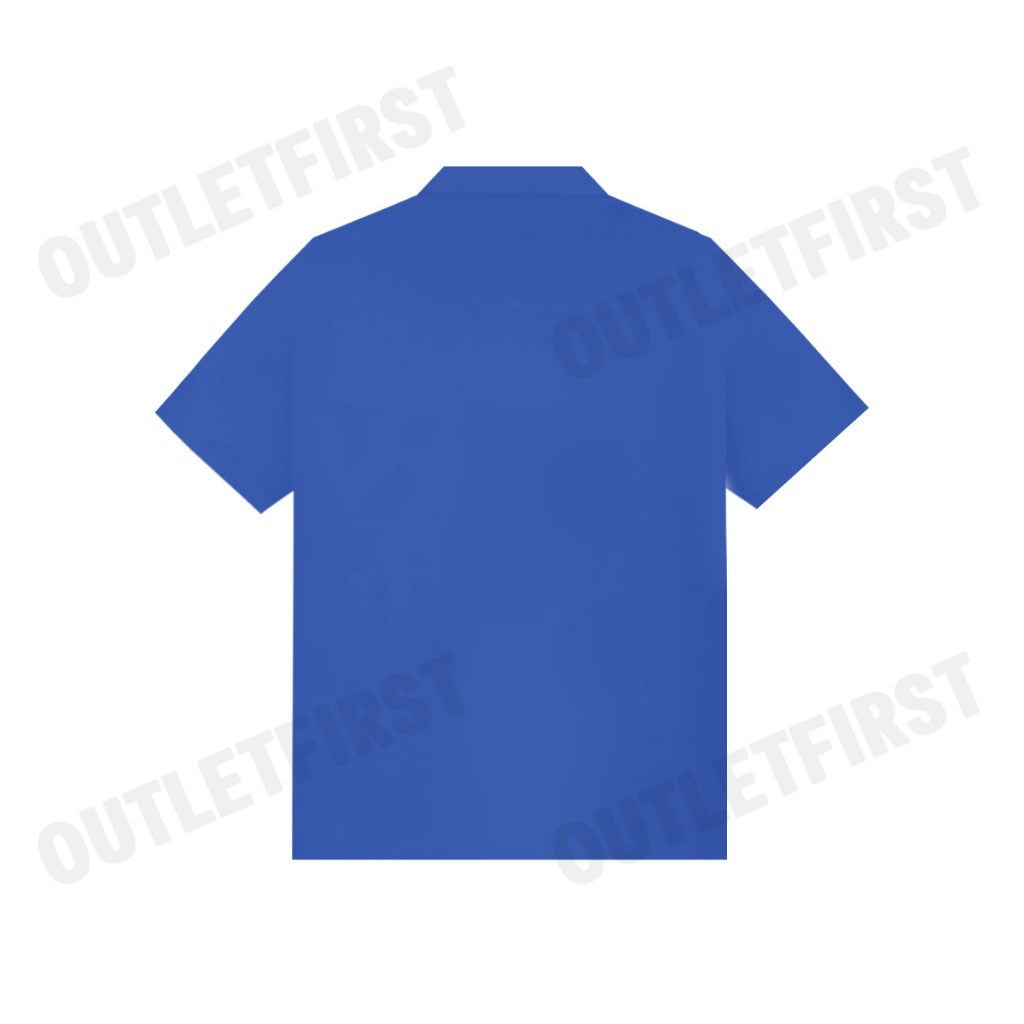 JOHN HENRY รุ่น MEN'S SHORT SLEEVES SLIM FIT SHIRT (ROYAL BLUE) CODE: JH F224MSSSM52 เสื้อเชิ้ตแขนสั้น เสื้อเชิ้ตผู้ชาย