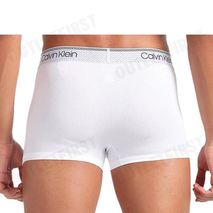 CALVIN KLEIN รุ่น MICRO STRETCH COOLING LOW RISE TRUNK CODE: NB3807 WF5 กางเกงชั้นใน กางเกงในผู้ชาย ขาสั้น