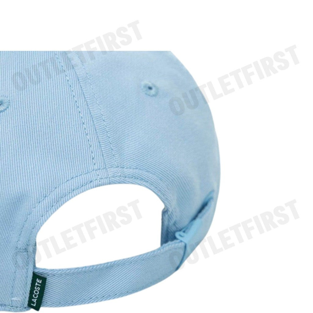 LACOSTE รุ่น UNISEX LACOSTE ADJUSTABLE ORGANIC COTTON TWILL CAP CODE: RK9871 10 HBP หมวกแก็ป หมวกเบสบอล หมวก