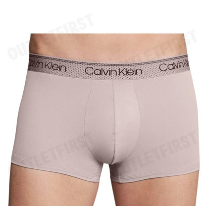 CALVIN KLEIN รุ่น MICRO STRETCH COOLING LOW RISE TRUNK CODE: NB3807 G81 กางเกงชั้นใน บ๊อกเซอร์รัดรูป ชั้นในขาสั้น