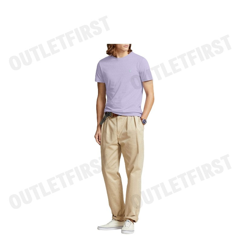 POLO RALPH LAUREN รุ่น CUSTOM SLIM FIT JERSEY CREWNECK T-SHIRT CODE: 710671438363 เสื้อยืดคอกลม เสื้อยืดผู้ชาย เสื้อยืด
