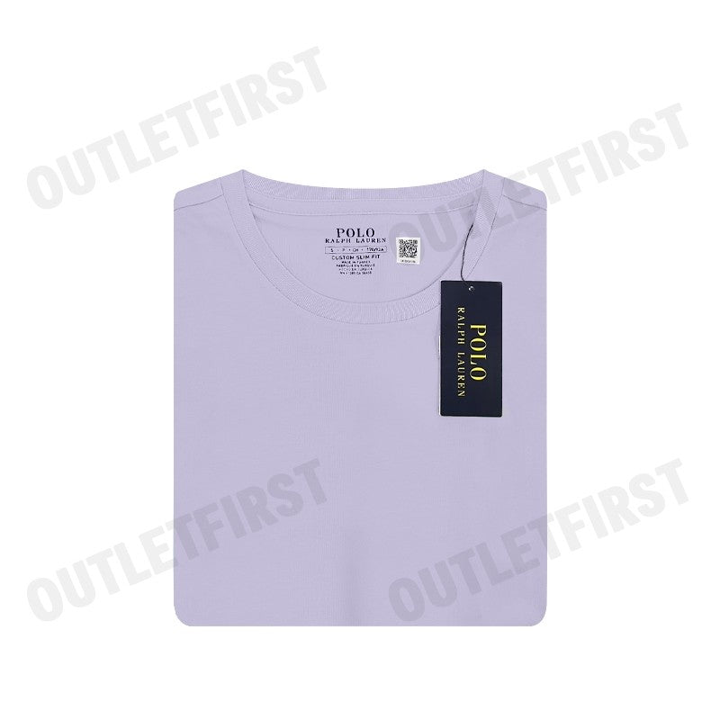 POLO RALPH LAUREN รุ่น CUSTOM SLIM FIT JERSEY CREWNECK T-SHIRT CODE: 710671438363 เสื้อยืดคอกลม เสื้อยืดผู้ชาย เสื้อยืด