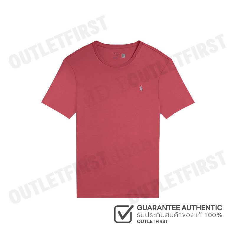 POLO RALPH LAUREN รุ่น CUSTOM SLIM FIT JERSEY CREWNECK T-SHIRT CODE: 710671438355 เสื้อยืดคอกลม เสื้อยืดแขนสั้น เสื้อยืด
