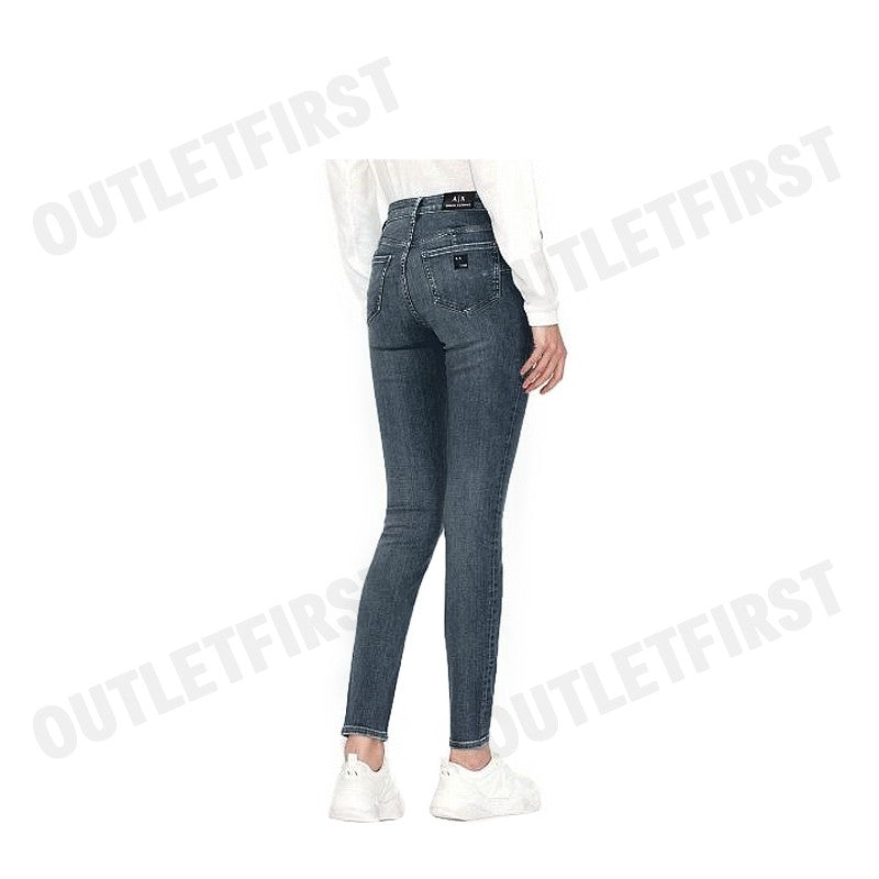 ARMANI EXCHANGE รุ่น SUPER SKINNY LIFT-UP MID RISE CODE: 6HYJ69 Y3RDZ 1500 กางเกงยีนส์ กางเกงยืนส์ผู้หญิง กางเกงขายาว