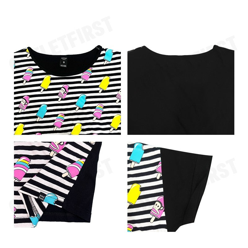 PAUL FRANK รุ่น WOMEN'S TEE SHIRT CODE: PFGLTSSP6160 เสื้อครอป เสื้อยืดผู้หญิง เสื้อแขนสั้น