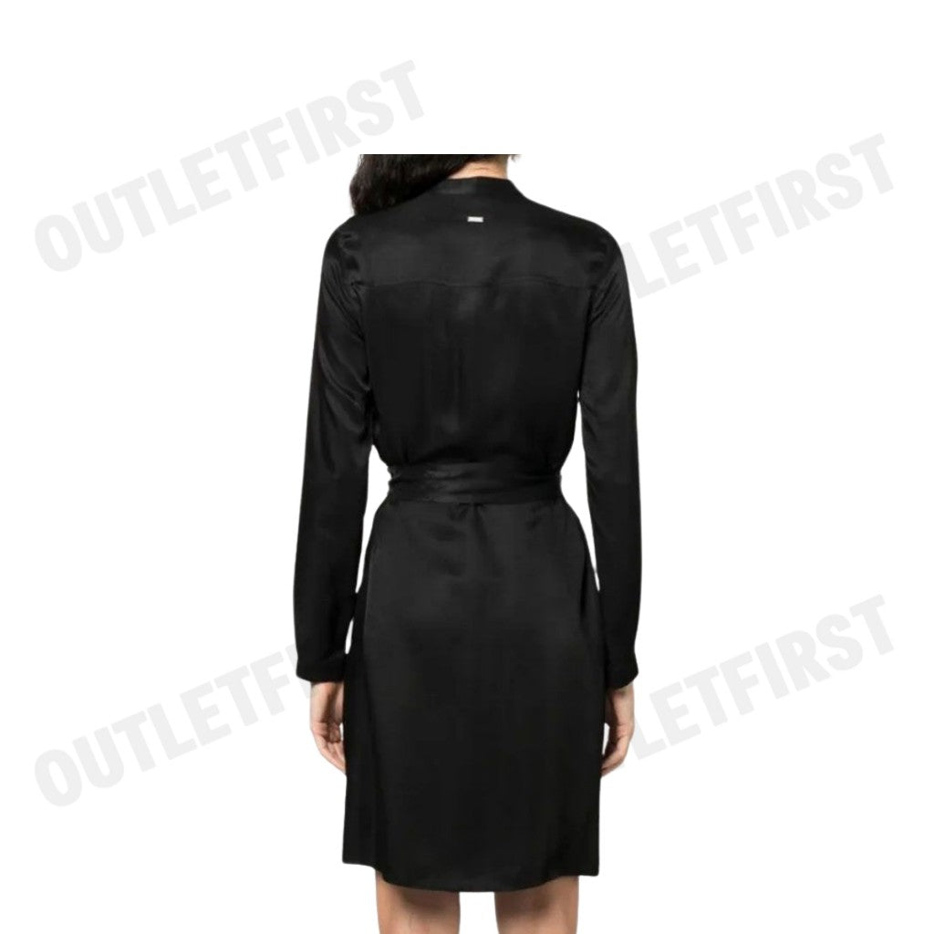 ARMANI EXCHANGE รุ่น WOMEN'S DRESS CODE: 6RYA31 YN1LZ 1200 ชุดเดรส ชุดเดรสสีดำ ชุดเดรสแขนยาว