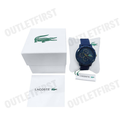 LACOSTE รุ่น MEN'S LACOSTE.12.12 CHRONO SILICONE WATCH CODE: LC2011248 นาฬิกาข้อมือ นาฬิกาผู้ชาย นาฬิกาลาคอส