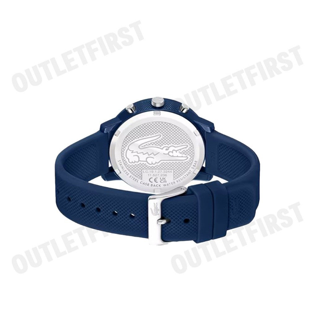 LACOSTE รุ่น MEN'S LACOSTE 12.12 CHRONO SILICONE WATCH CODE: LC2011244 นาฬิกาข้อมือ นาฬิกาผู้ชาย นาฬิกาลาคอส
