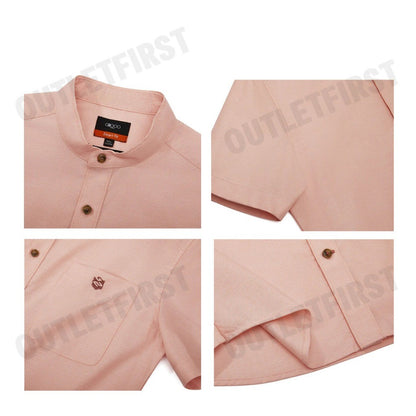 G2000 รุ่น OXFORD STAND COLLAR LOGO CASUAL SHIRT IN SMART FIT SHORT SLEEVE CODE:41130032 33 เสื้อเชิ้ต เสื้อแขนสั้น