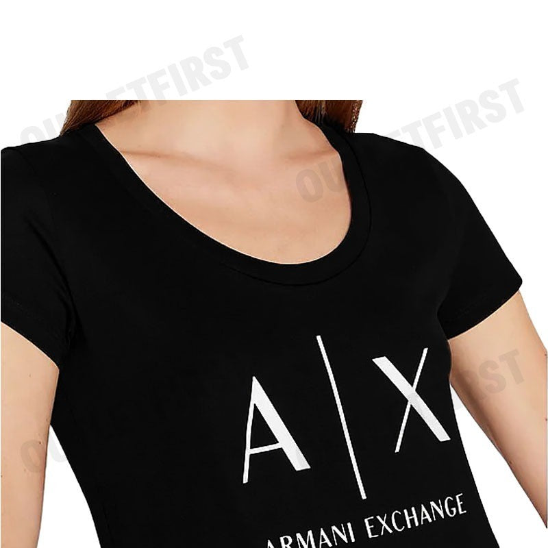 ARMANI EXCHANGE รุ่น RELAXED FIT ICON PROJECT T-SHIRT CODE: 8NYTCX YJG3Z 1200 เสื้อยืด เสื้อคอกลม แขนสั้น