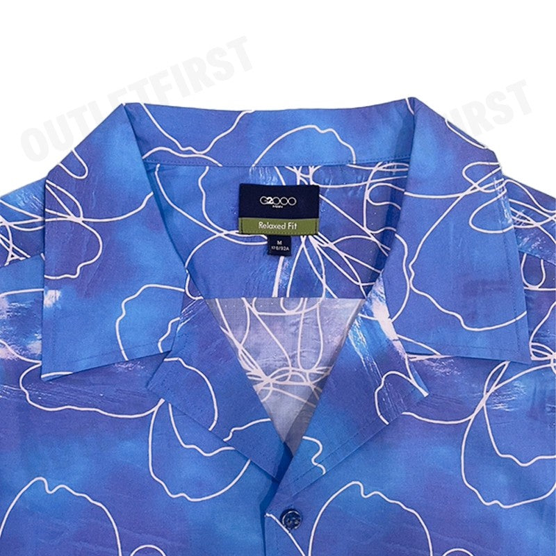 G2000 รุ่น SOFT TOUCH STRETCH FLORAL SKETCH ALL OVER PRINT CASUAL SHIRT IN RELAXED FIT CODE: 41139714 65 เสื้อเชิ้ต