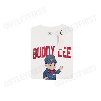 LEE รุ่น MEN'S SHORT SLEEVED T-SHIRT BUDDY LEE COMFORT FIT COLLECTION CODE: LE F124MTSSN20 เสื้อยืด เสื้อคอกลม ผู้ชาย