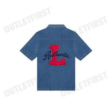 LEE รุ่น BOY'S SHORT SLEEVED SHIRT [KIDS] CODE: LK F124BSHSN05 เสื้อเชิ้ต เสื้อยีนส์ เสื้อเด็กผู้ชาย