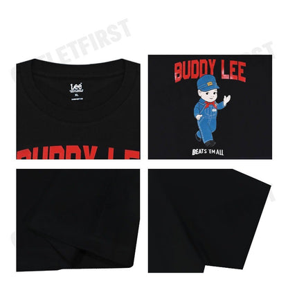 LEE รุ่น MEN'S SHORT SLEEVED T-SHIRT BUDDY LEE COMFORT FIT COLLECTION CODE: LE F124MTSSN19 เสื้อยืด เสื้อคอกลม แขนสั้น