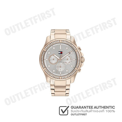 TOMMY HILFIGER รุ่น MULTIFUNCTION DIAL STAINLESS STEEL STRAP WATCH CODE: TH1782572 นาฬิกาข้อมือ ผู้หญิง นาฬิกาโรสโกลด์