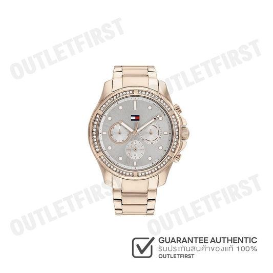 TOMMY HILFIGER รุ่น MULTIFUNCTION DIAL STAINLESS STEEL STRAP WATCH CODE: TH1782572 นาฬิกาข้อมือ ผู้หญิง นาฬิกาโรสโกลด์