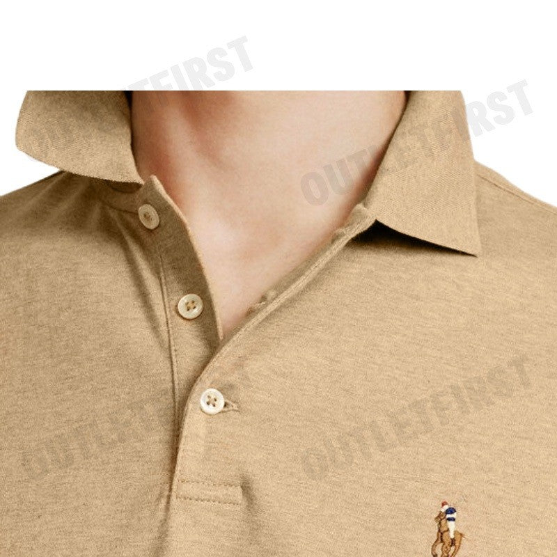 POLO RALPH LAUREN รุ่น CUSTOM SLIM FIT SOFT COTTON POLO SHIRT CODE: 710704319086 เสื้อโปโล เสื้อผู้ชาย เสื้อแขนสั้น