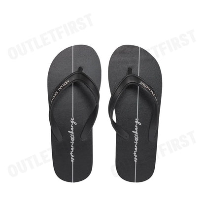 ARMANI EXCHANGE รุ่น FLIP FLOPS SANDAL CODE: XDQ010 XV700 N642 รองเท้าแตะ รองเท้าแตะผู้หญิง รองเท้าแบบหนีบ