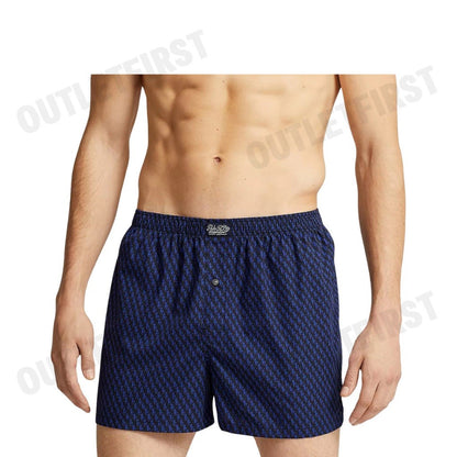 POLO RALPH LAUREN รุ่น CLASSIC COTTON WOVEN BOXER CODE: 714862630012 กางเกงขาสั้น กางเกงชั้นใน กางเกงบ็อกเซอร์ผู้ชาย