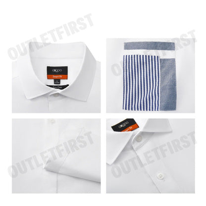 G2000 รุ่น EASY CARE COTTON OXFORD BLOCKING CASUAL SHIRT IN SMART FIT CODE: 41130112 00 เสื้อเชิ้ตแขนสั้นผู้ชาย