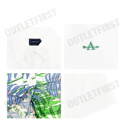 ARROW รุ่น WOMEN'S TROPICAL SHIRT CODE: WACC527S3CSGR เสื้อเชิ้ตแขนสั้น เสื้อเชิ้ตผู้หญิง เสื้อเชิ้ต