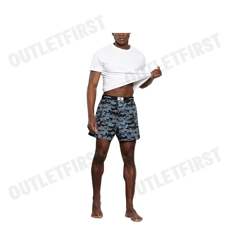 CALVIN KLEIN รุ่น UNDERWEAR BOXERSHORTS CODE: NB3411 LO9 กางเกงขาสั้น กางเกงบ๊อกเซอร์ กางเกงชั้นในผู้ชาย