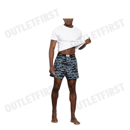 CALVIN KLEIN รุ่น UNDERWEAR BOXERSHORTS CODE: NB3411 LO9 กางเกงขาสั้น กางเกงบ๊อกเซอร์ กางเกงชั้นในผู้ชาย
