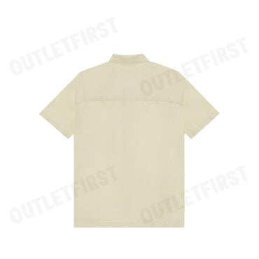 CALVIN KLEIN JEANS รุ่น MEN SOFT LINEN SHORT SLEEVE SHIRTS CODE: J325173 LFU เสื้อเชิ้ตแขนสั้น เสื้อเชิ้ตผู้ชาย