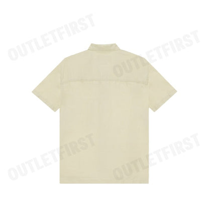 CALVIN KLEIN JEANS รุ่น MEN SOFT LINEN SHORT SLEEVE SHIRTS CODE: J325173 LFU เสื้อเชิ้ตแขนสั้น เสื้อเชิ้ตผู้ชาย