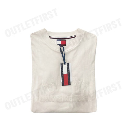 TOMMY HILFIGER รุ่น TOMMY HILFIGER X SHAWN MENDES LOGO T-SHIRT Code: MW31189 AC0 เสื้อยืด เสื้อคอกลม เสื้อผู้ชาย