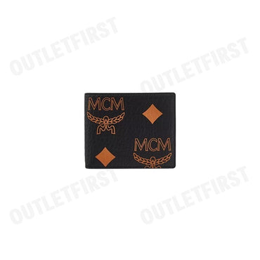 MCM รุ่น  BIFOLD WALLET IN MAXI VISETOS CODE: MXS DATA01 BK001 กระเป๋าสตางค์ใบสั้น กระเป๋าสตางค์ กระเป๋า