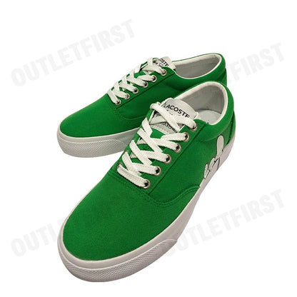 LACOSTE รุ่น  WOMEN'S JUMP SERVE LACE LACOSTE X PEANUTS SNEAKERS CODE: 7-42CFA00271R7 รองเท้าผ้าใบ รองเท้าผู้หญิง
