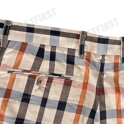 DAKS รุ่น  Women's House Check Cotton Pants Code: GSRR101S9BE3 กางเกงขายาว กางเกงผู้หญิง กางเกงแฟชั่น