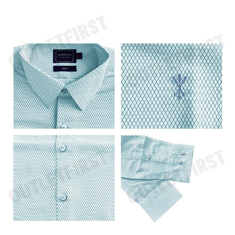 ARROW รุ่น BAMBOO SHIRT CODE: MACS602S2BSBU เสื้อเชิ้ตแขนยาว เสื้อผู้ขาย เสื้อเชิ้ต