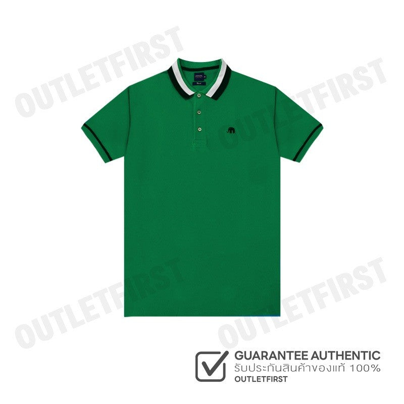 ARROW รุ่น STRIPED COLLAR SOLID POLO SHIRT CODE: KR8L1GRE เสื้อโปโลผู้ชาย เสื้อโปโล เสื้อโปโลแขนสั้น