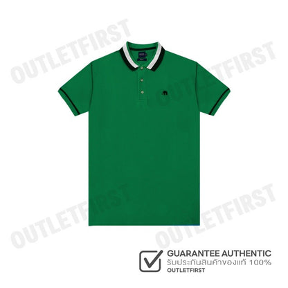 ARROW รุ่น STRIPED COLLAR SOLID POLO SHIRT CODE: KR8L1GRE เสื้อโปโลผู้ชาย เสื้อโปโล เสื้อโปโลแขนสั้น